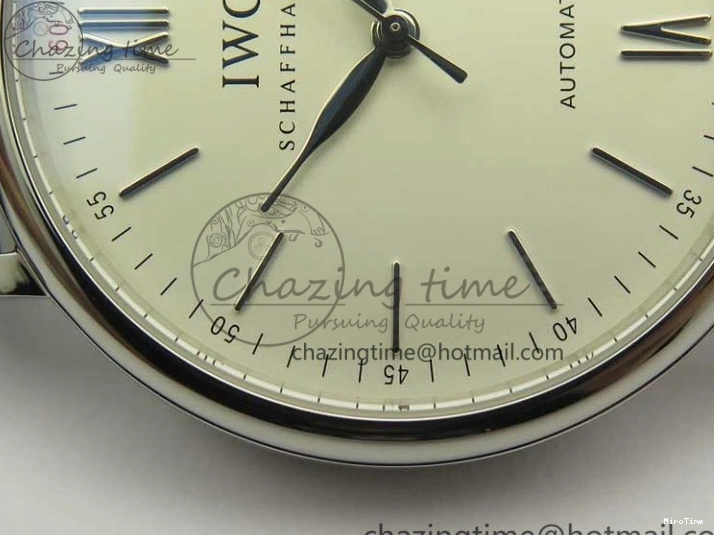 MIROTIME 0520 Portofino Automatic SS MKF 1:1 Best Edition White Dial On Black Leather Strap MIYOTA 9015 V Original 7204
